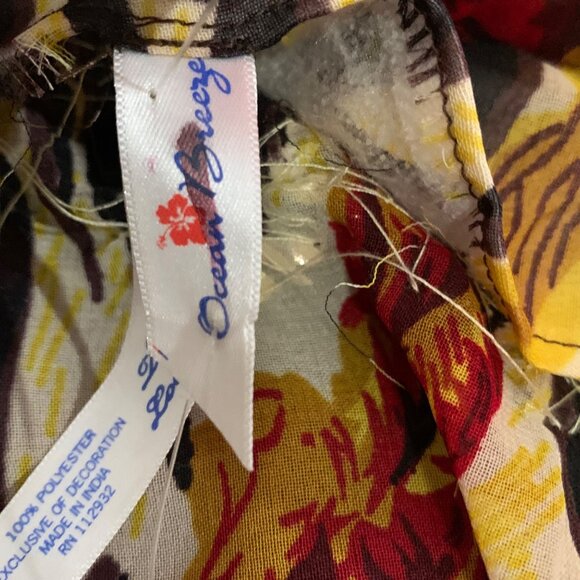 NWT $89 OCEAN BREEZE Embellished Tropical Zebra Swimsuit Coverup Tunic Dress Sm - Picture 9 of 13